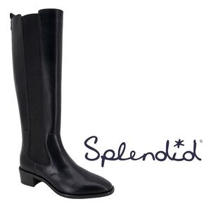 NWOB $198 Splendid “Andi” Knee-High Faux Leather Riding Boots – Size 8.5M